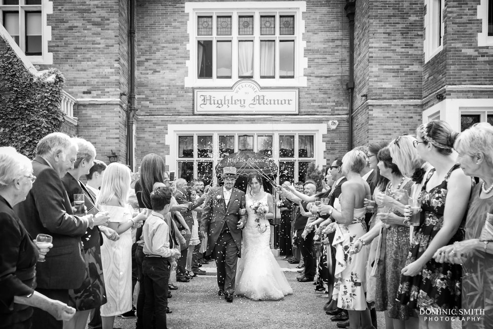 Confetti at Highley Manor