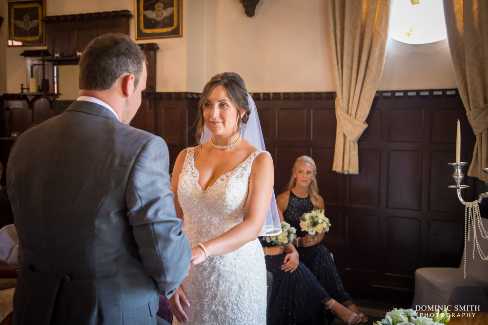 Wedding ceremony at Highley Manor