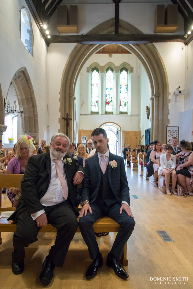 Wedding ceremony at St Margarets Church Ifield 2