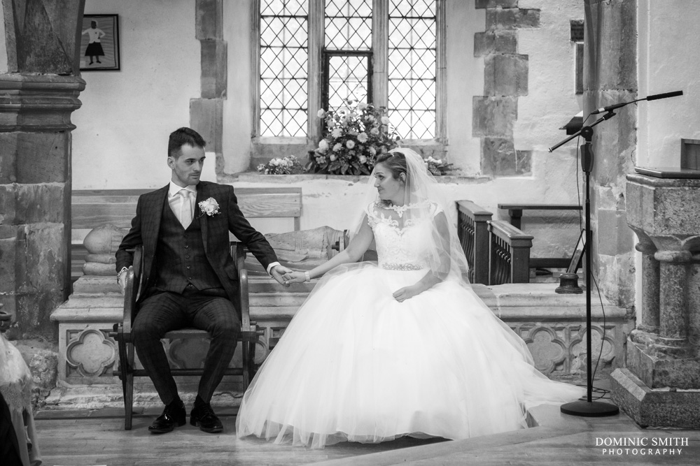 Wedding ceremony at St Margarets Church Ifield 4