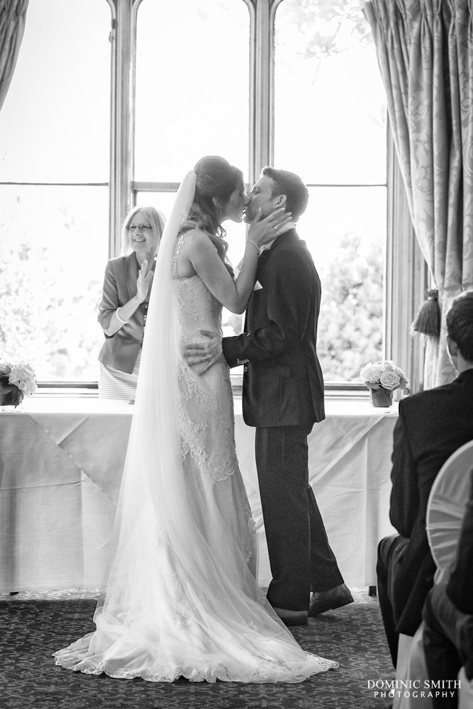 First kiss at Nutfield Priory