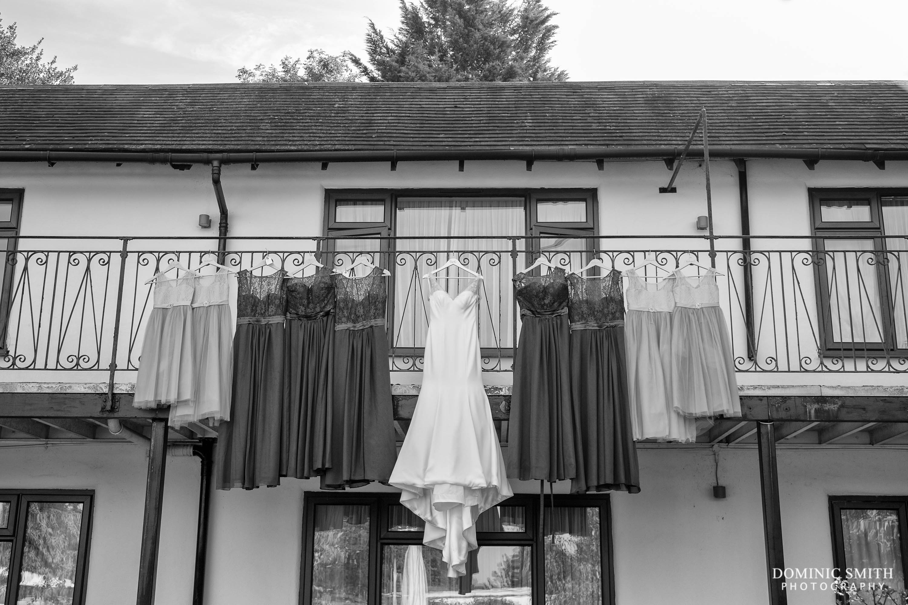 Bridal Dresses Hanging