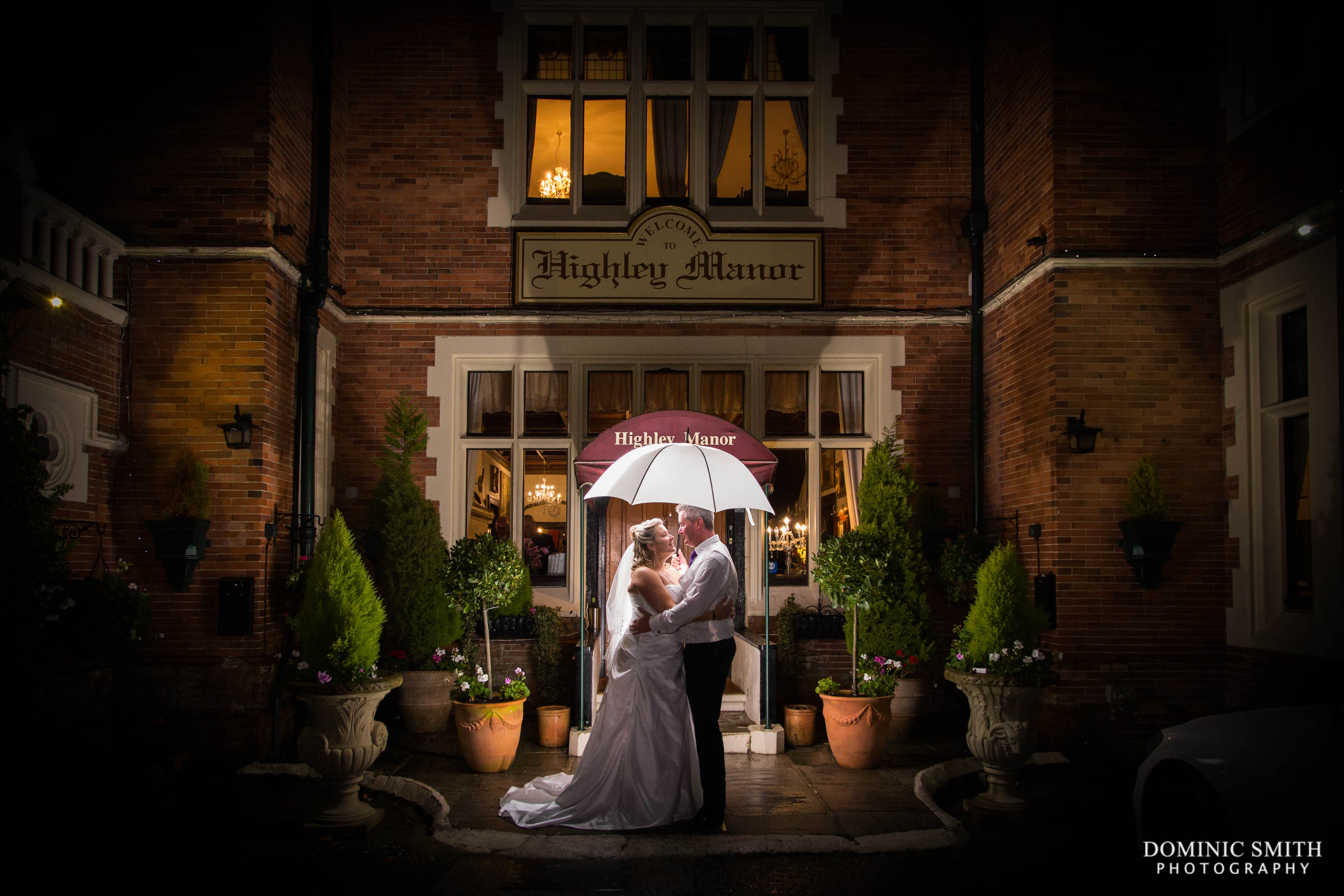 Highley Manor Wedding Night Photo