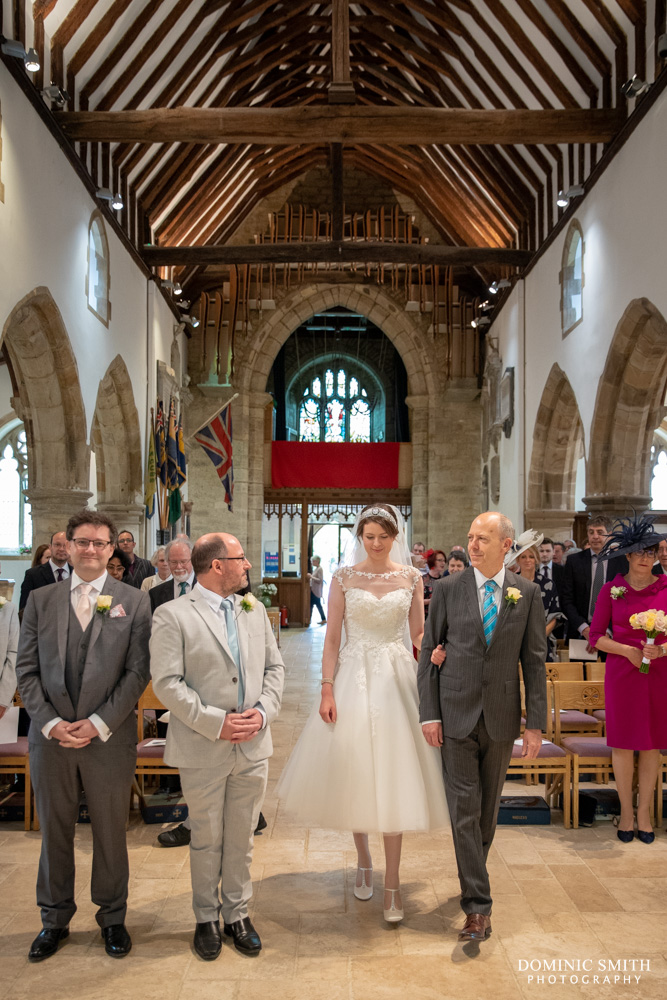 Wedding Ceremony at St Peters Church Henfield 1