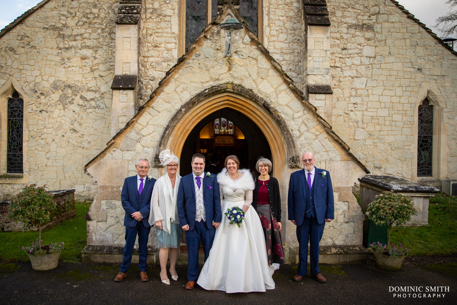 Family photo at St Michaels Church, Betchworth