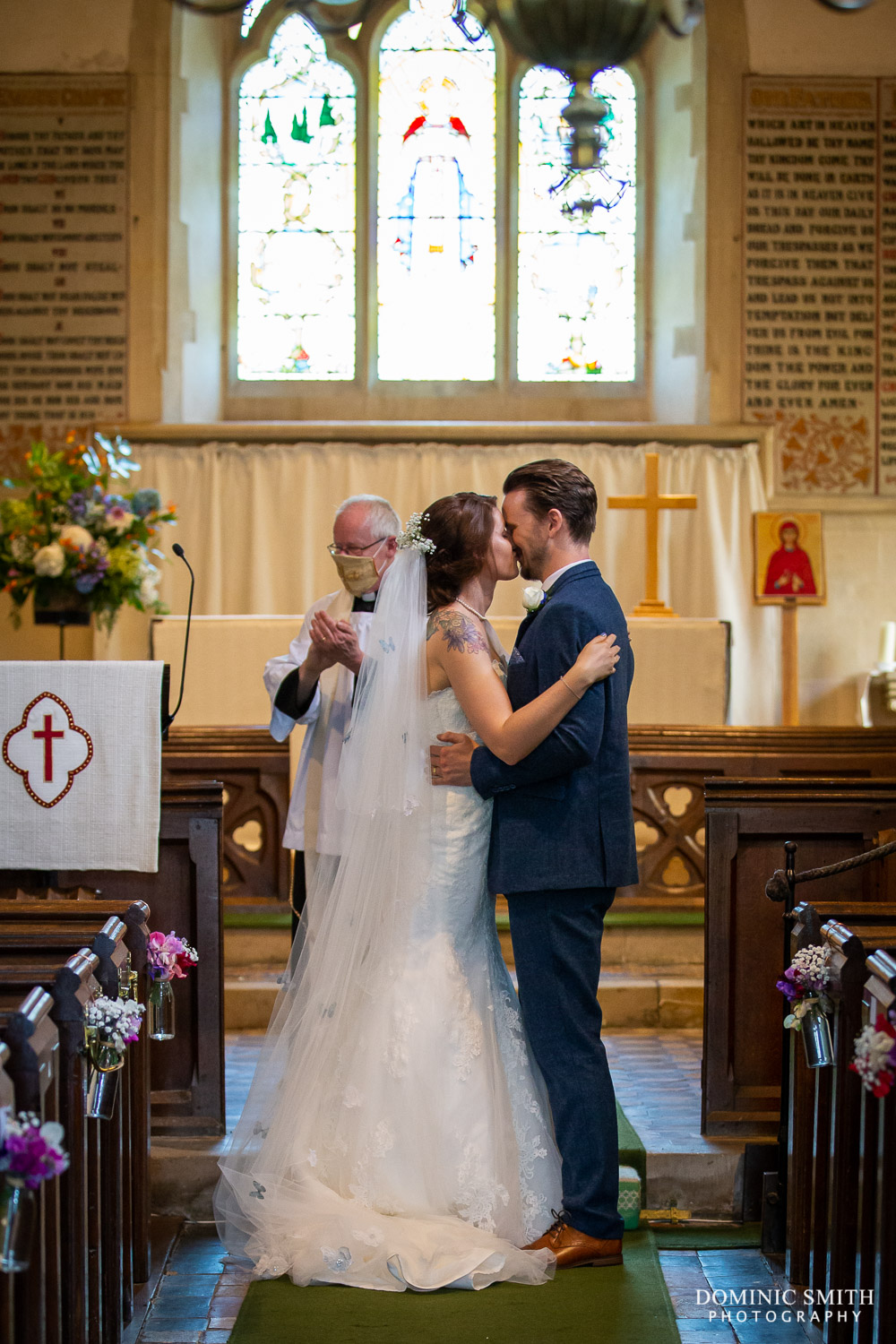 First Kiss at St Mary Magdalene C of E Church in Rusper