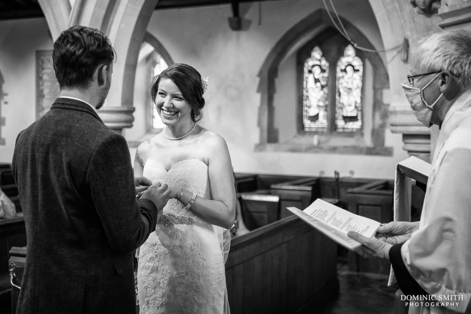 Wedding Ceremony at St Mary Magdalene C of E Church in Rusper 2