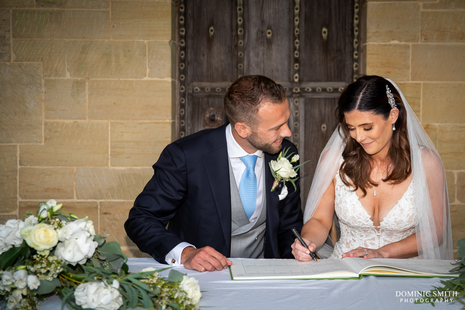 Signing the Register at Nymans