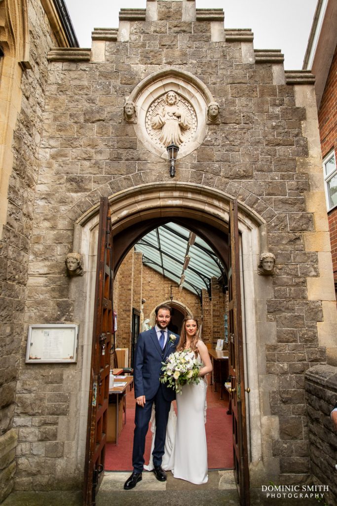 Wedding Ceremony at Sacred Heart Church, Hove 2
