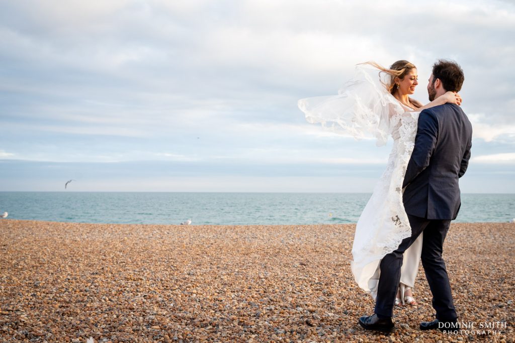 Wedding Couple Photo on Brighton Beach 4