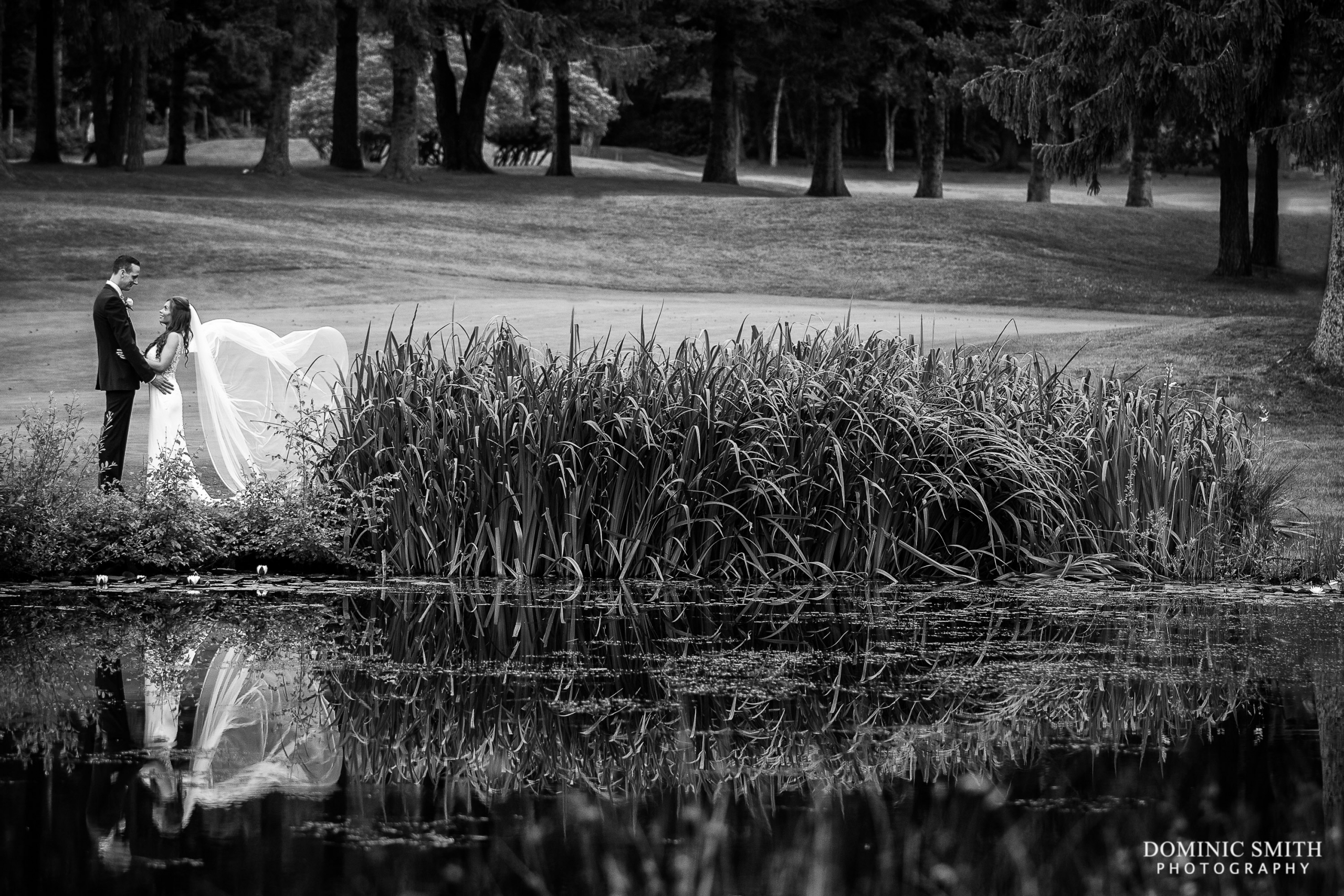 Lake couple photo at Cottesmore Golf Club