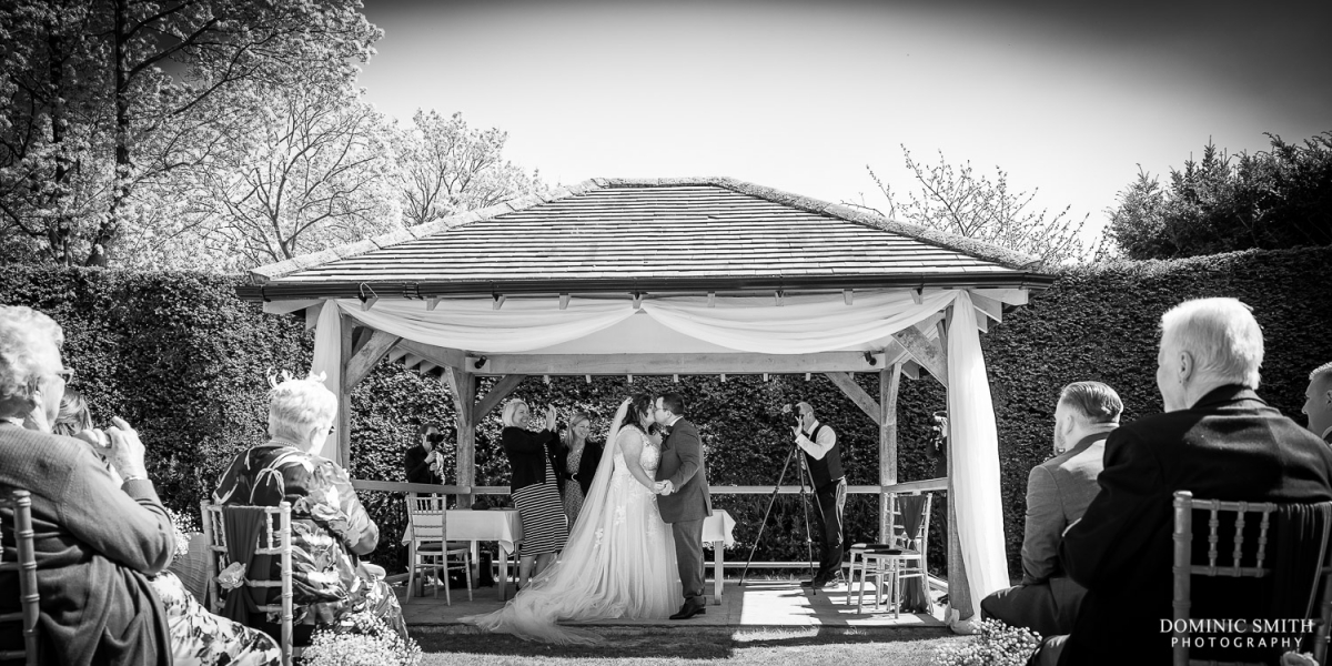 Wedding Ceremony at Langshott Manor 1