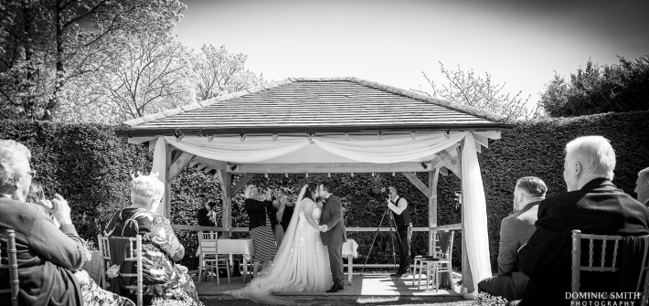 Wedding Ceremony at Langshott Manor 1