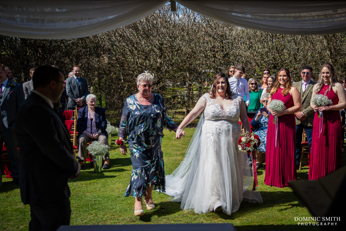 Wedding Ceremony at Langshott Manor