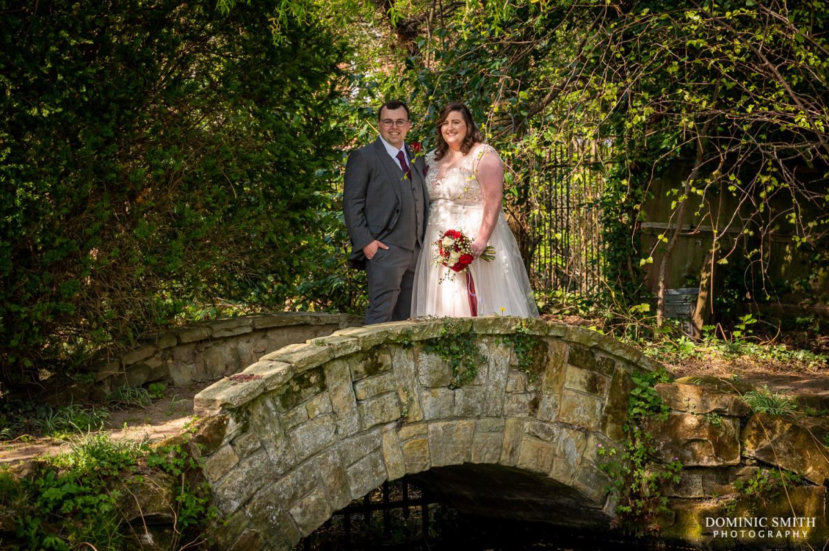 Wedding Couple Photo at Langshott Manor 1