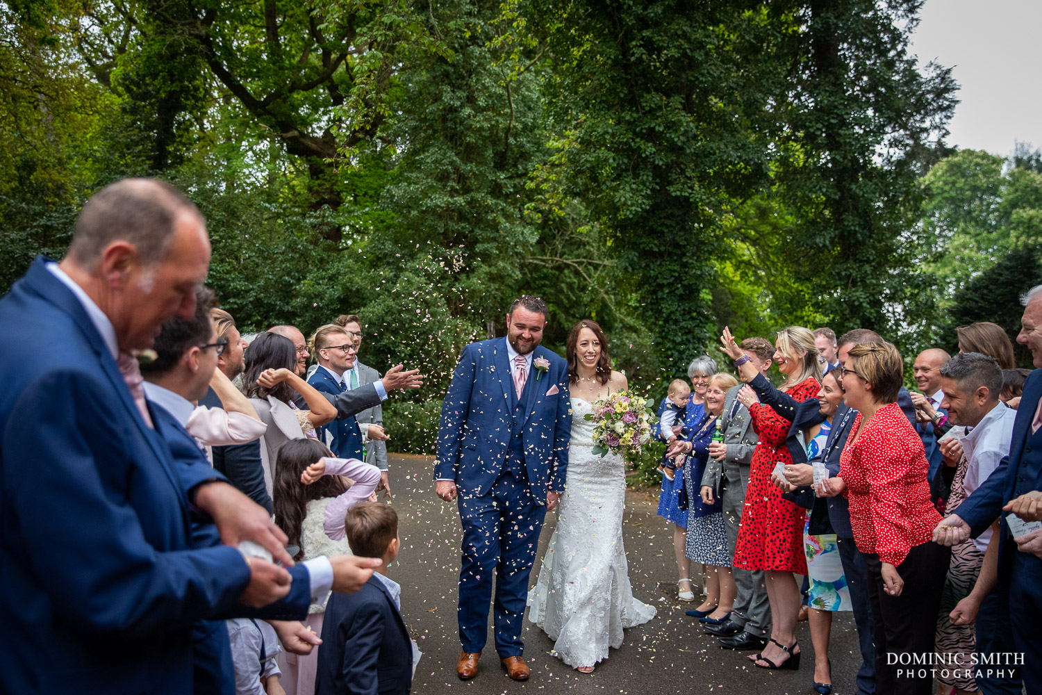 Confetti Photo at Stanhill Court Hotel