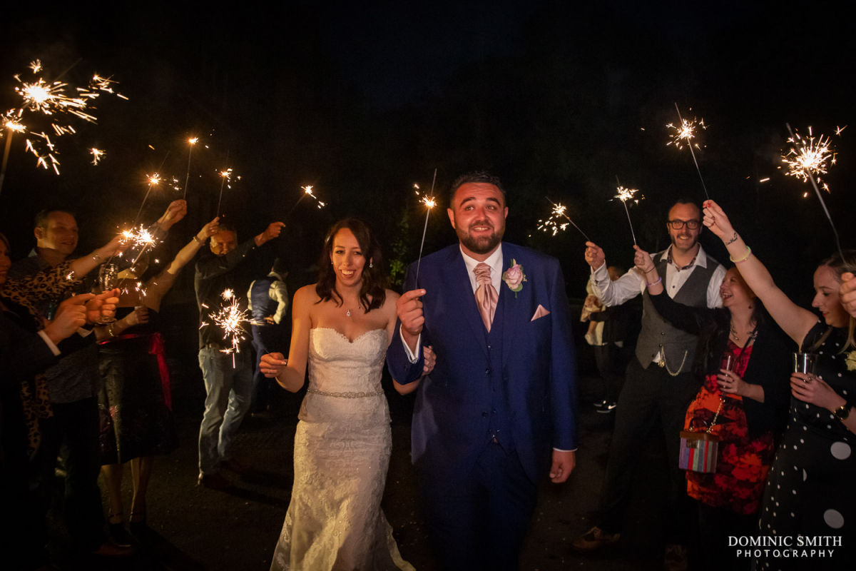 Sparklers at Stanhill Court Hotel