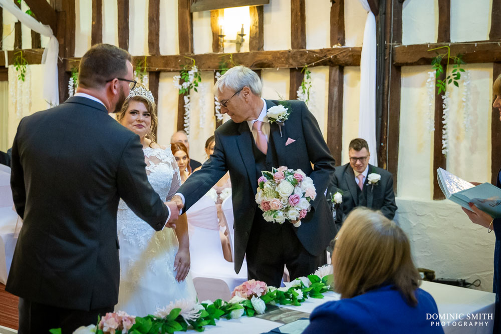 Wedding Ceremony at Gatwick Manor 3