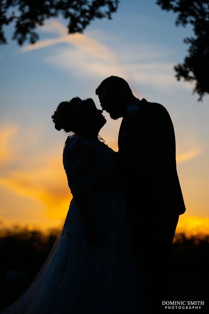 Wedding Sunset Image at Gatwick Manor 2
