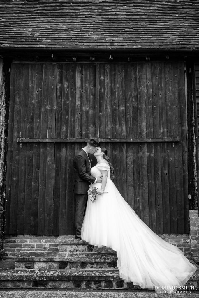 Wedding Couple Photo at Fitzleroi Barn, Sussex 2