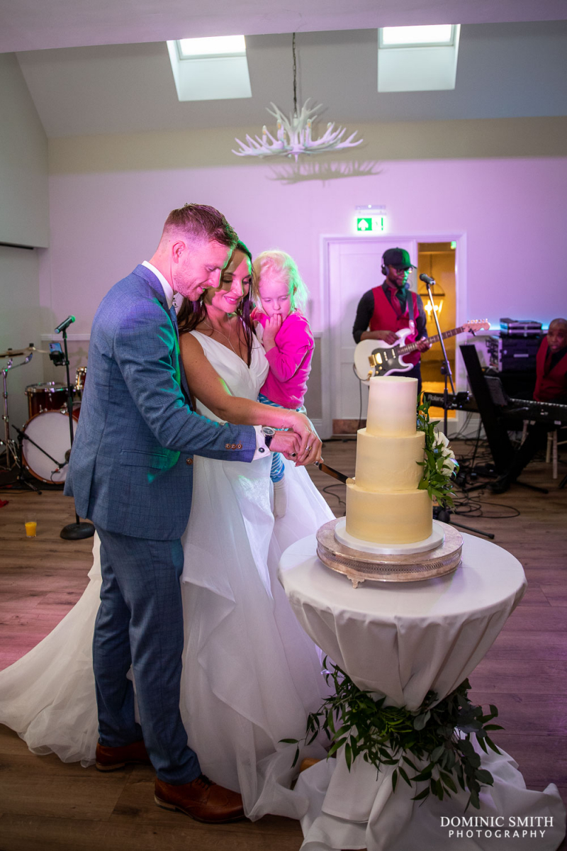 Cutting the Cake at Cottesmore Hotel