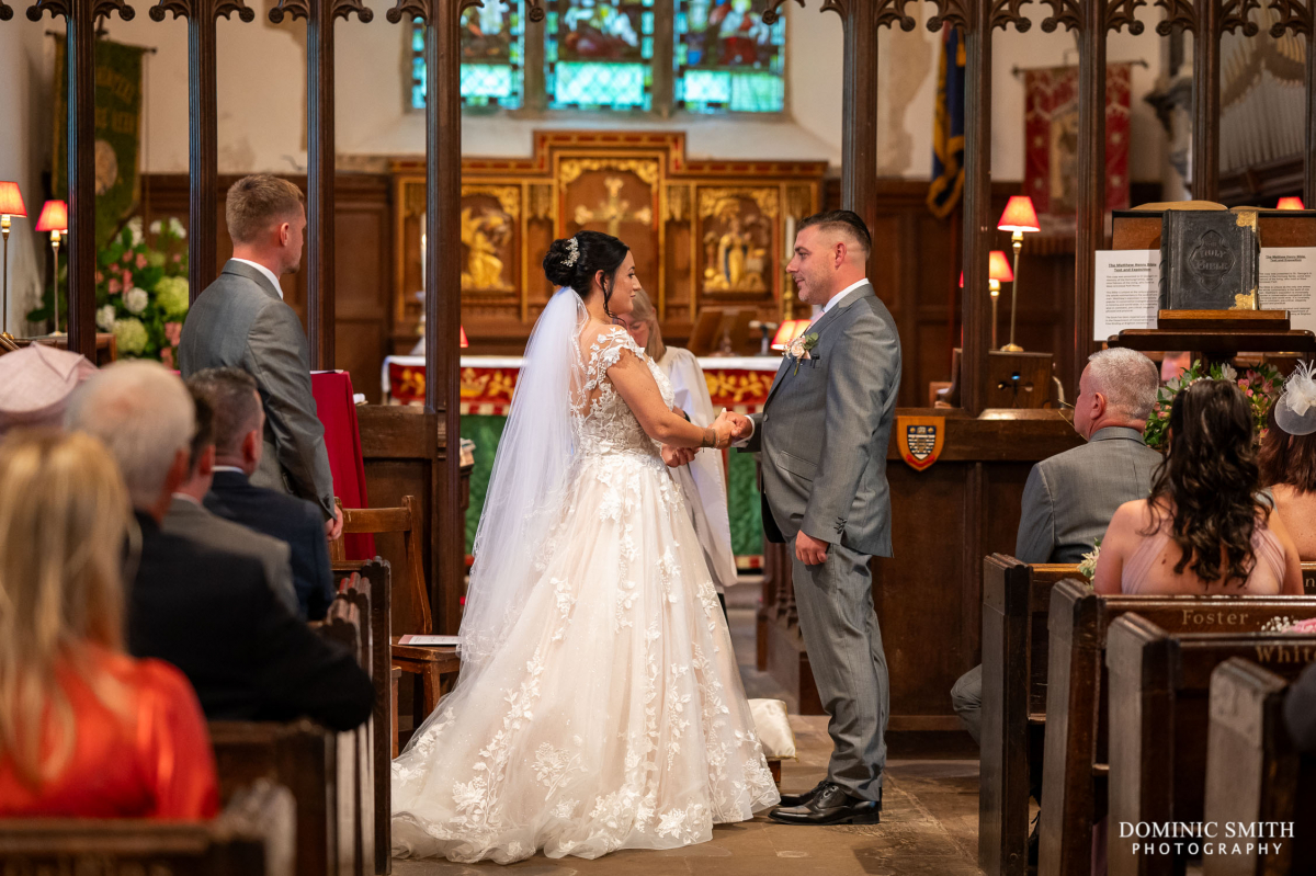 Wedding Ceremony at St Georges Church, West Grinstead 2