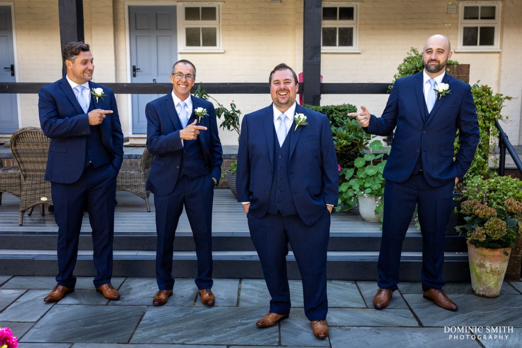 Groomsmen at Cottesmore Hotel, Golf and Country Club