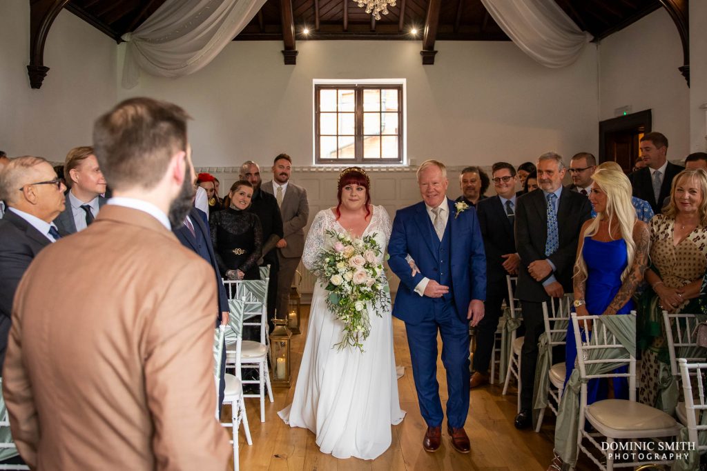 Wedding Ceremony at Highley Manor in Sussex