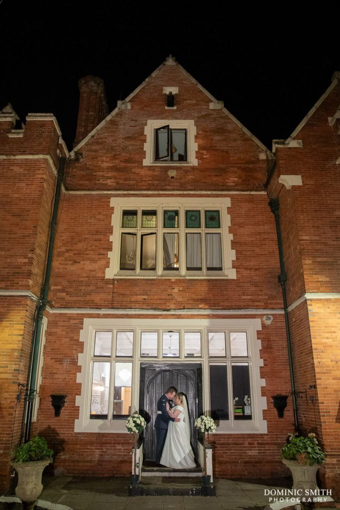 Night Time Highley Manor Wedding Photo