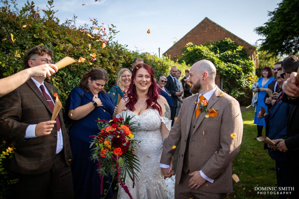 Confetti at The Chantry, Heathfield