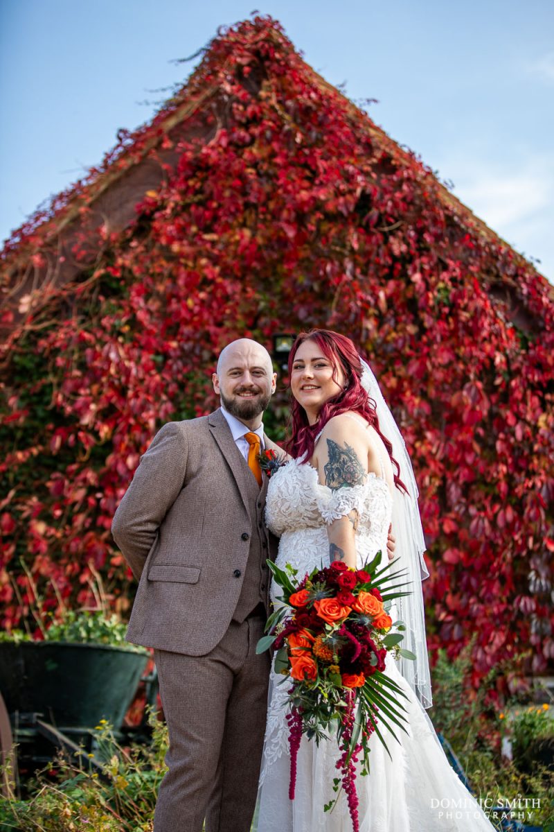 Wedding Couple Photo at Horam Manor Farm