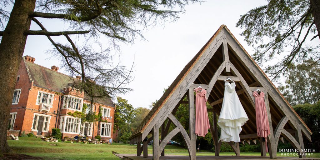 Wedding Dresses Hanging at Highley Manor
