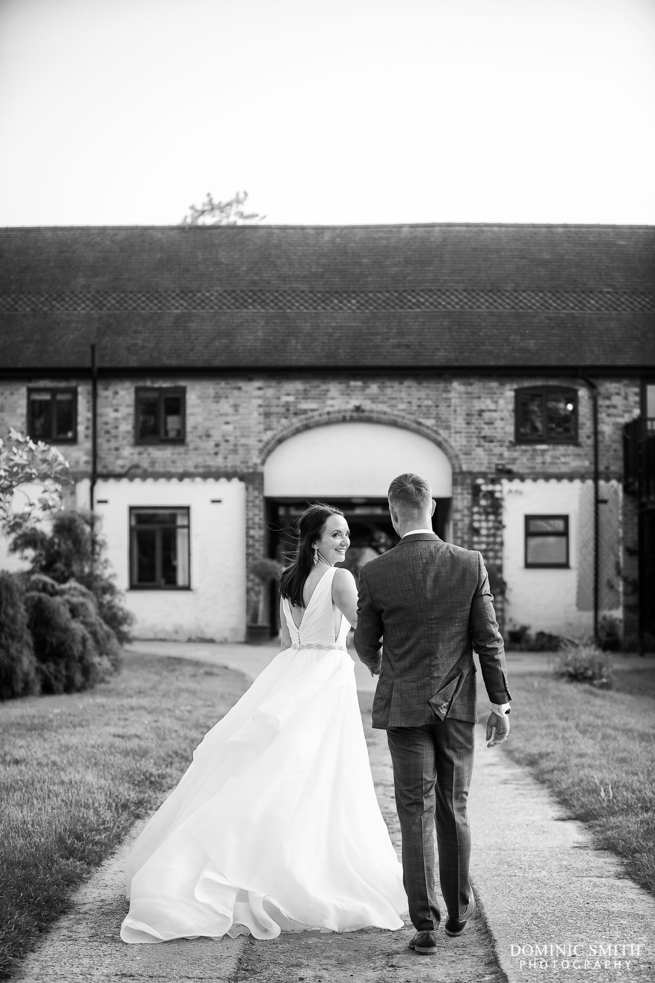 Black and White Couple Photo at Cottesmore