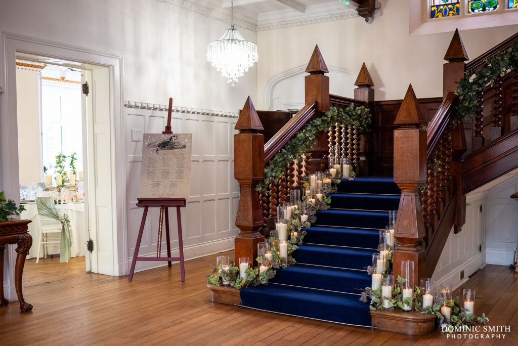 Decorated Staircase at Highley Manor