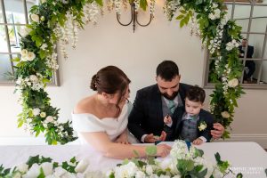 Signing the Register at Cottesmore Golf Club
