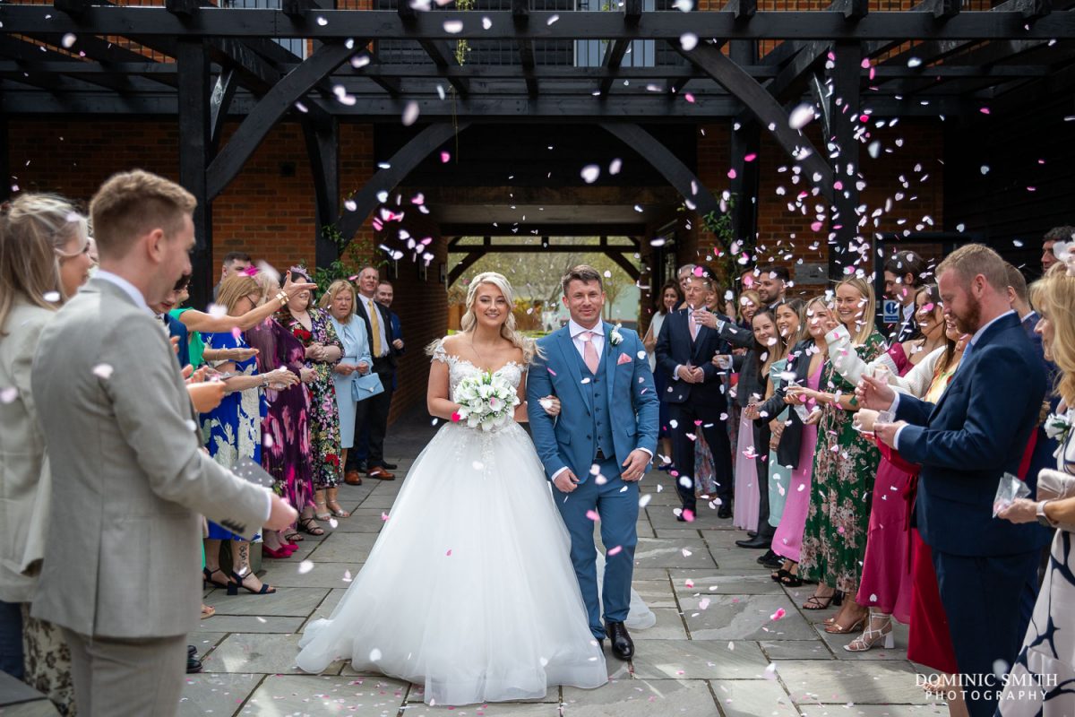 Confetti at Cottesmore Hotel, Golf and Country Club, Sussex