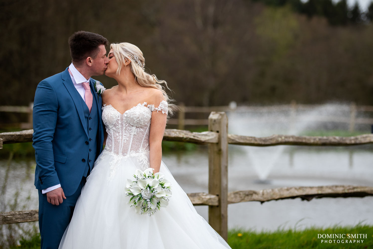 Couple Photo by the Cottesmore Fountain