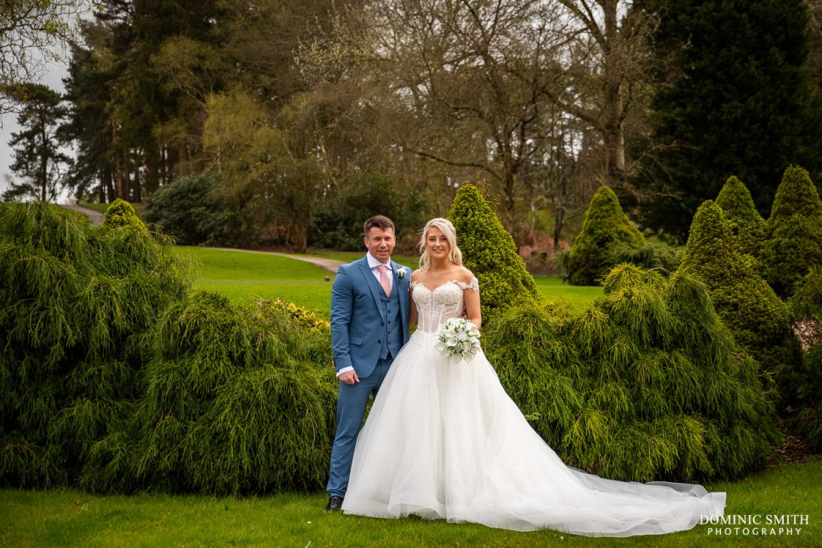 Wedding Couple Image taken at Cottesmore Hotel, Golf and Country Club, Sussex