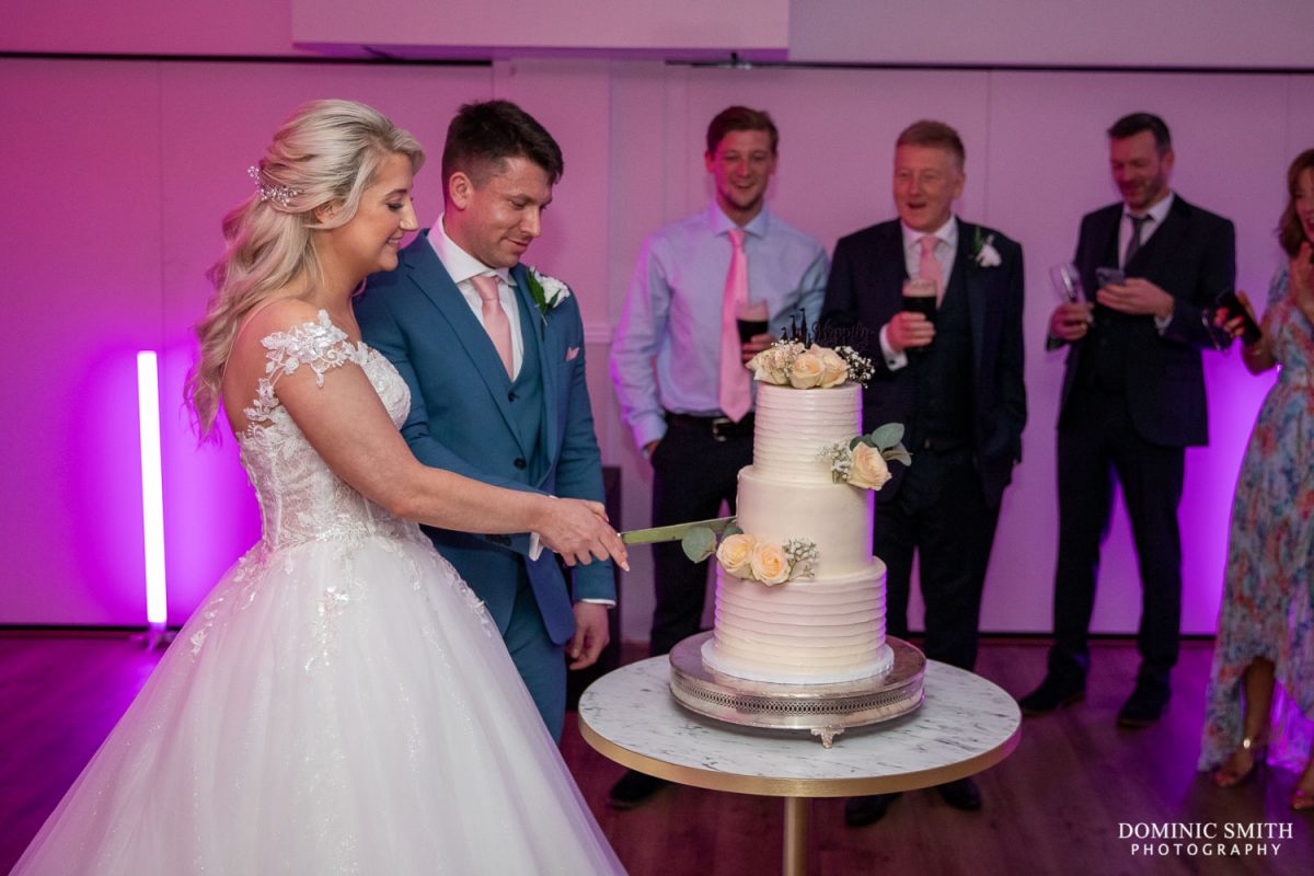 Cutting the Cake at Cottesmore Hotel, Golf and Country Club, Sussex