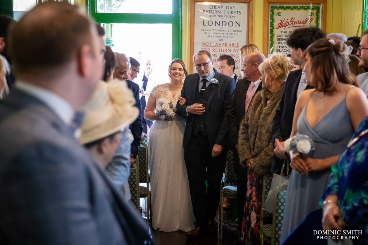 Wedding Ceremony at the Bluebell Railway