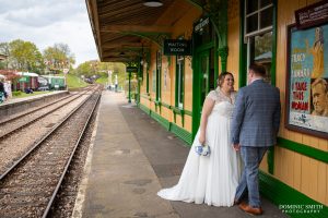 Couple Photo on Horsted Keynes Station