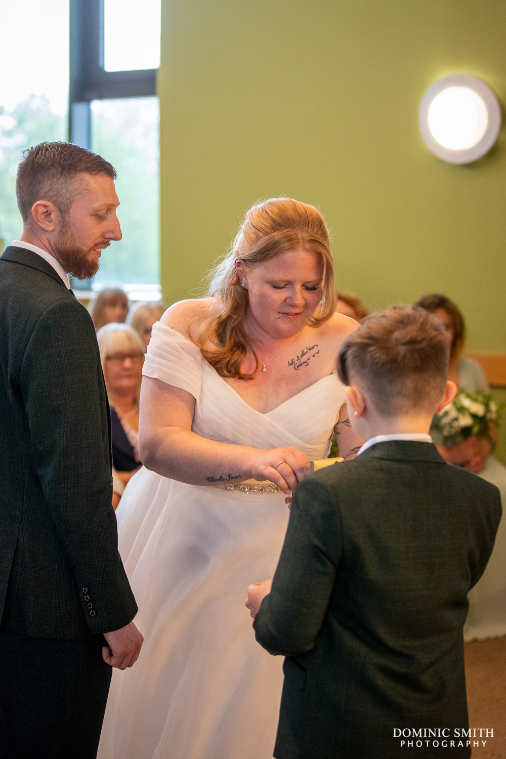 Exchanging Wedding Rings at Crawley Register Office