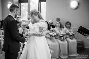 Wedding Ring Exchange at Crawley Register Office