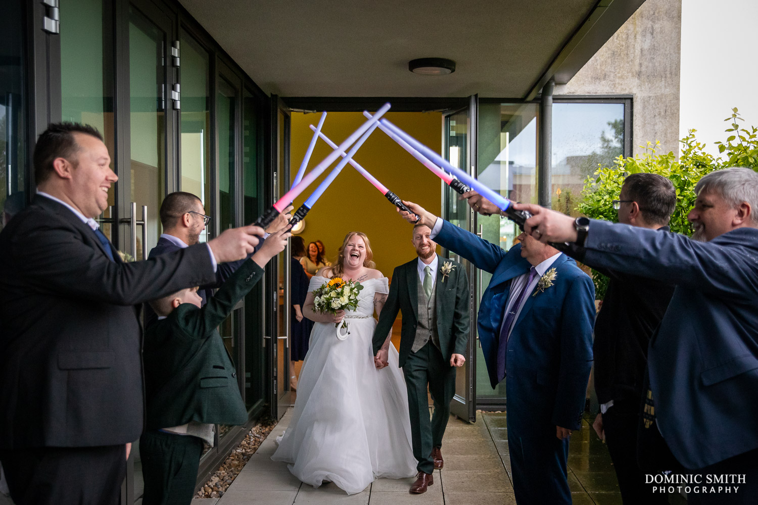Light Sabre Guard of Honour at Crawley Register Office