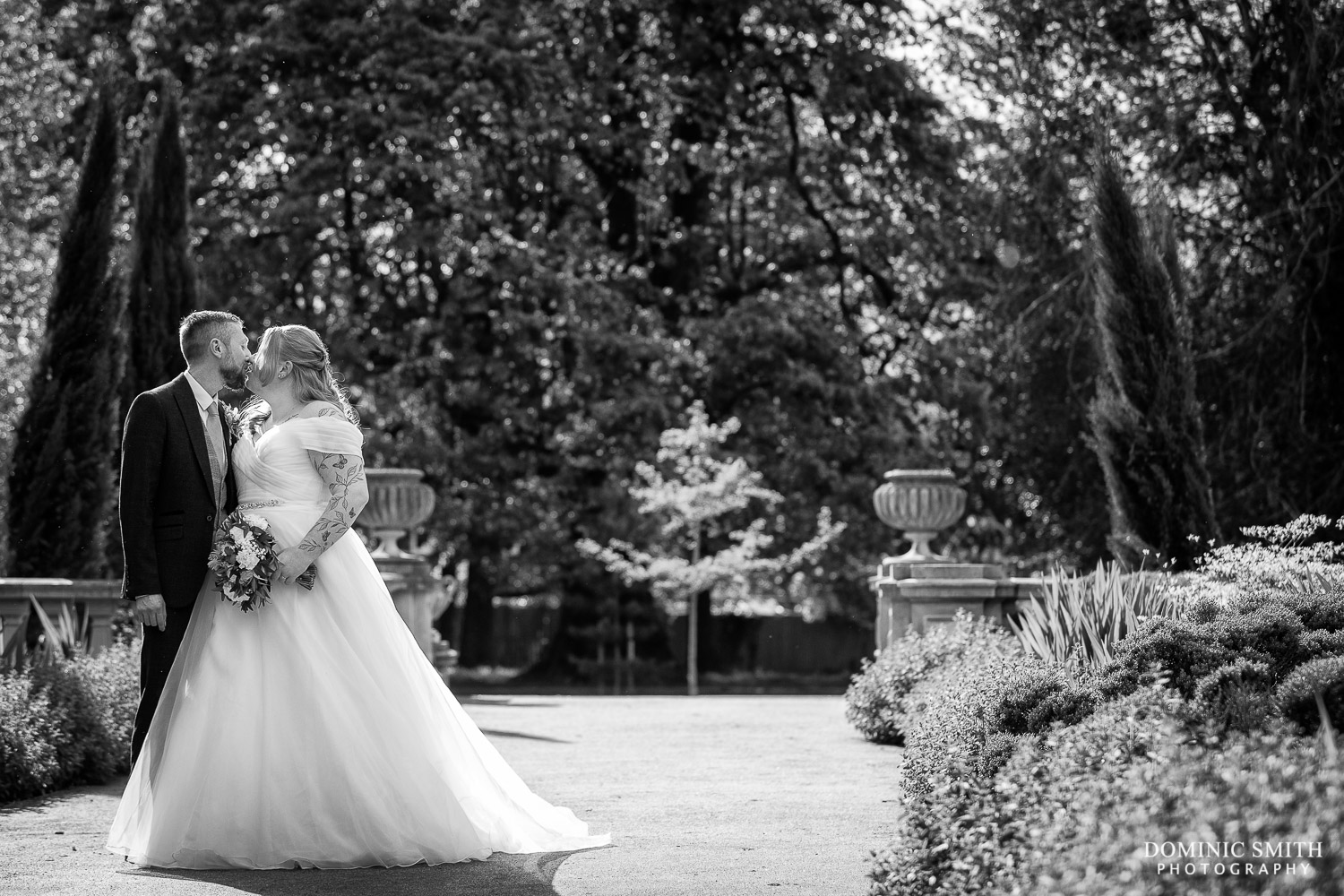 Black and White Wedding Photography at Worth Park