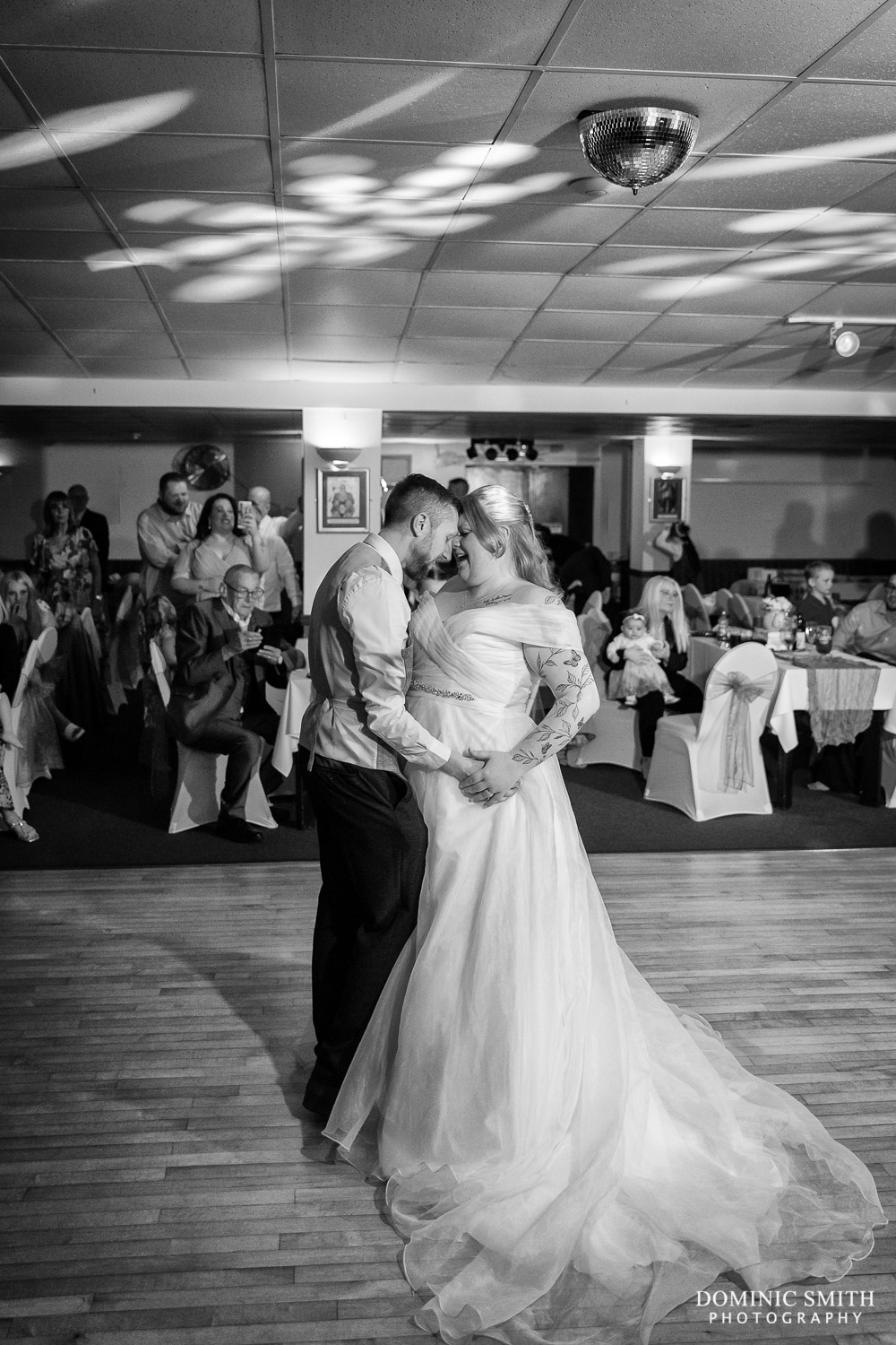 Black and White First Dance at The Roffey Club