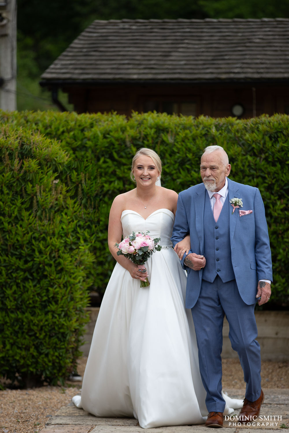 Brides Entrance at Brookfield Barn