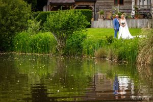 Brookfield Barn Lake Reflection