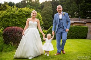 Wedding Family Photo at Brookfield Barn
