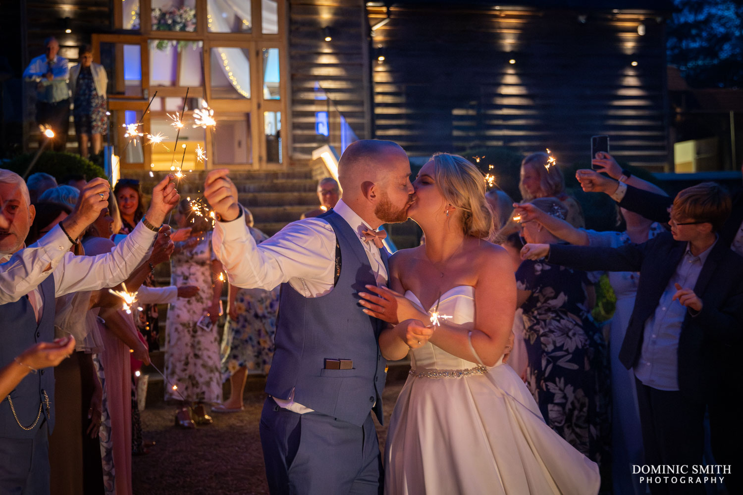 Sparklers at Brookfield Barn